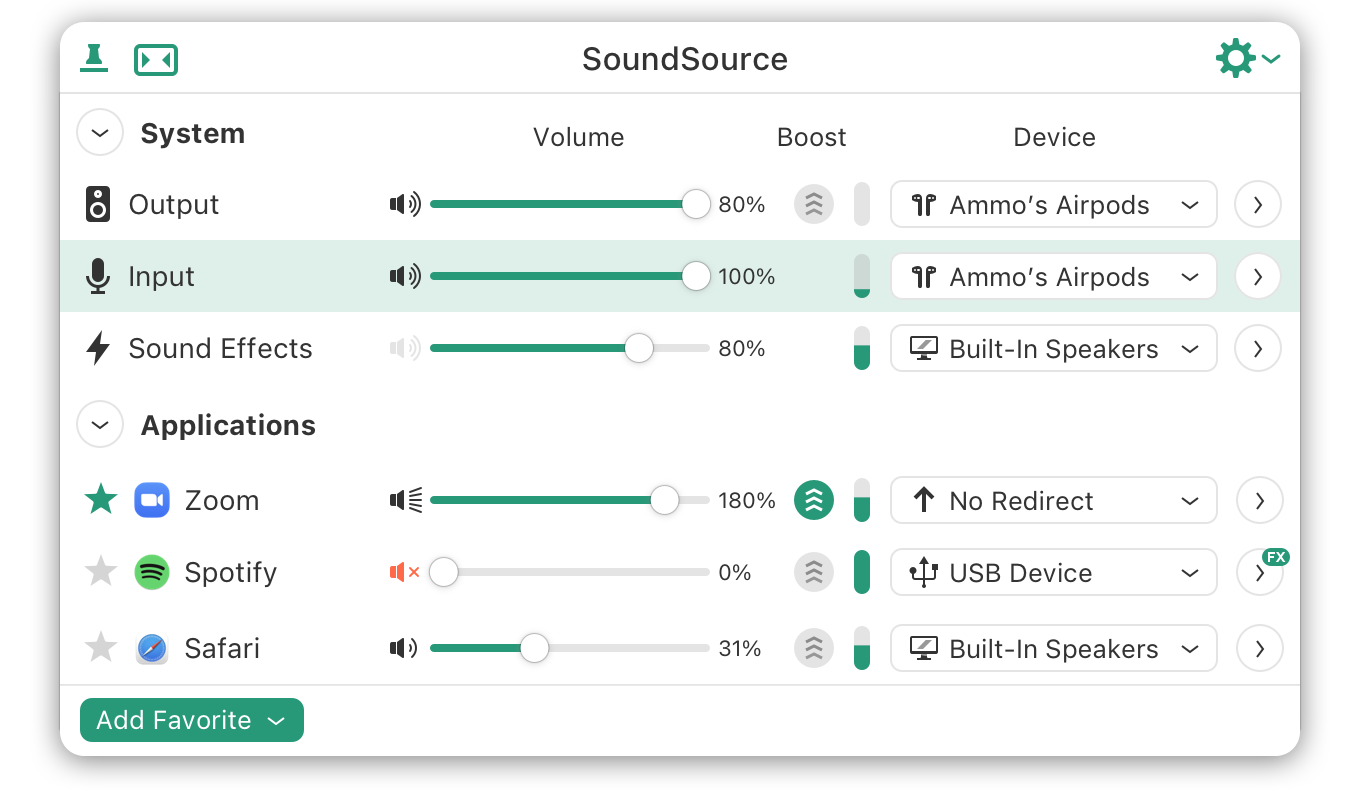 SoundSource macOS