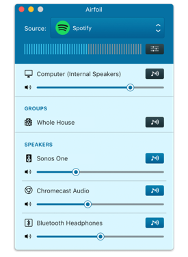 Airfoil's Main Window